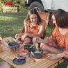 Ensemble de casseroles de camping ultralégères NATUREHIKE : durables et compactes